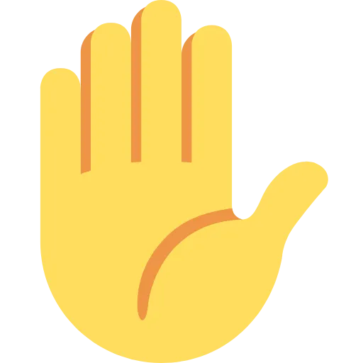 ✋ Эмодзи «Twemoji Hands» для Telegram