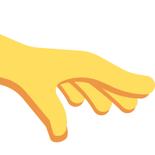 🫳 Эмодзи «Twemoji Hands» для Telegram