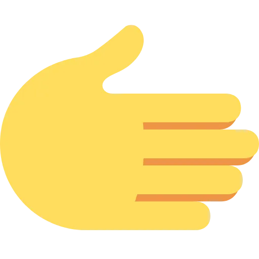 🫱 Эмодзи «Twemoji Hands» для Telegram