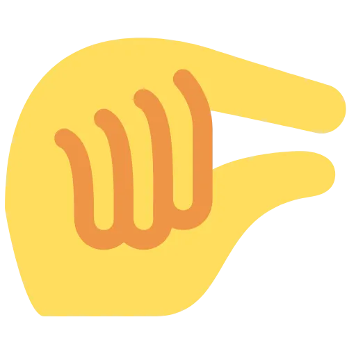 🤏 Эмодзи «Twemoji Hands» для Telegram