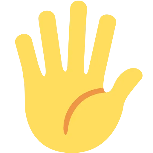 🖐️ Эмодзи «Twemoji Hands» для Telegram