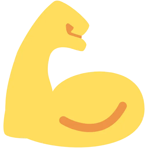 💪 Эмодзи «Twemoji Hands» для Telegram