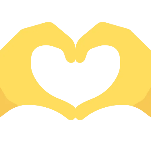 🫶 Эмодзи «Twemoji Hands» для Telegram