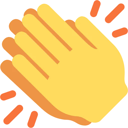 👏 Эмодзи «Twemoji Hands» для Telegram