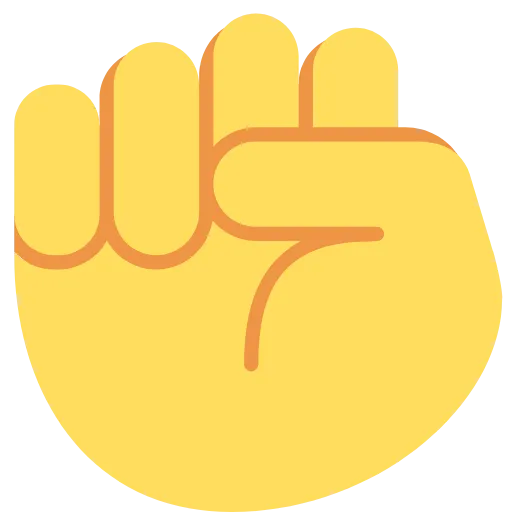 ✊ Эмодзи «Twemoji Hands» для Telegram