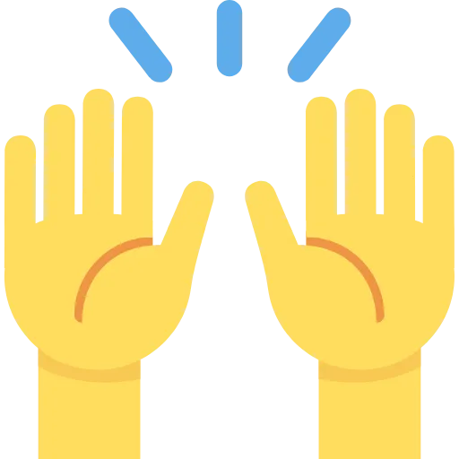 🙌 Эмодзи «Twemoji Hands» для Telegram