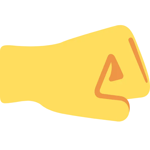 🤜 Эмодзи «Twemoji Hands» для Telegram