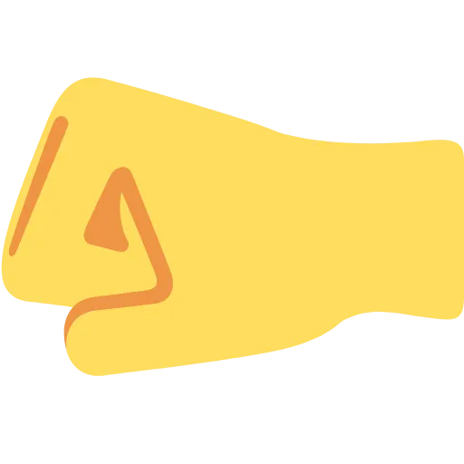 🤛 Эмодзи «Twemoji Hands» для Telegram
