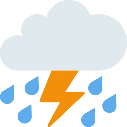 ⛈️ Эмодзи «Twemoji Time & Weather» для Telegram