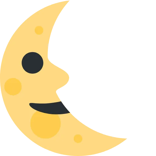 🌜 Эмодзи «Twemoji Time & Weather» для Telegram