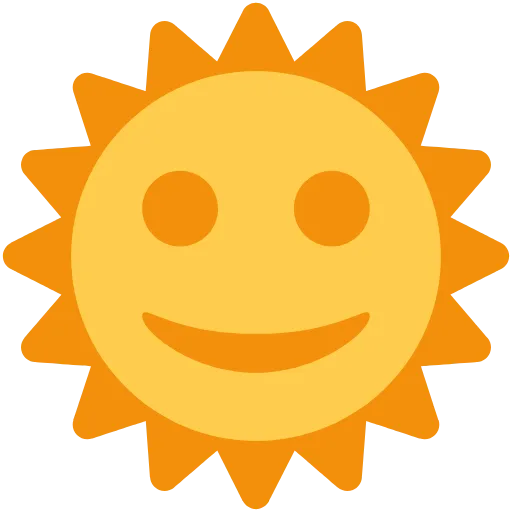 🌞 Эмодзи «Twemoji Time & Weather» для Telegram