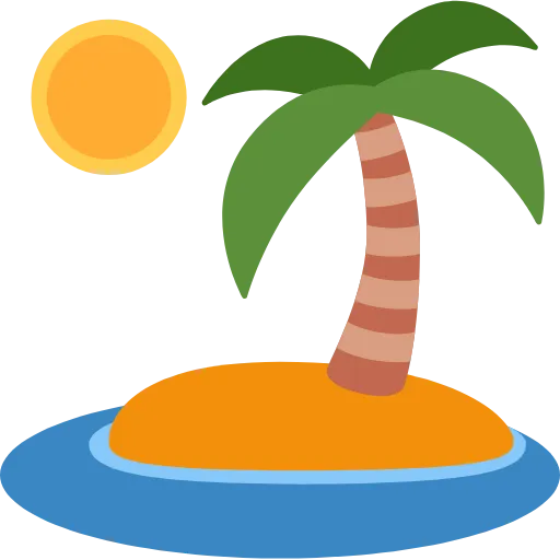 🏝️ Эмодзи «Twemoji Travel» для Telegram