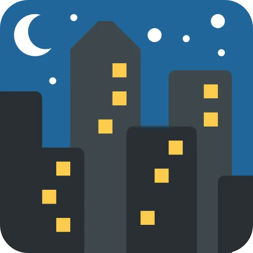 🌃 Эмодзи «Twemoji Travel» для Telegram