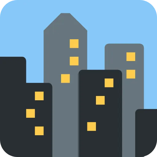 🏙️ Эмодзи «Twemoji Travel» для Telegram