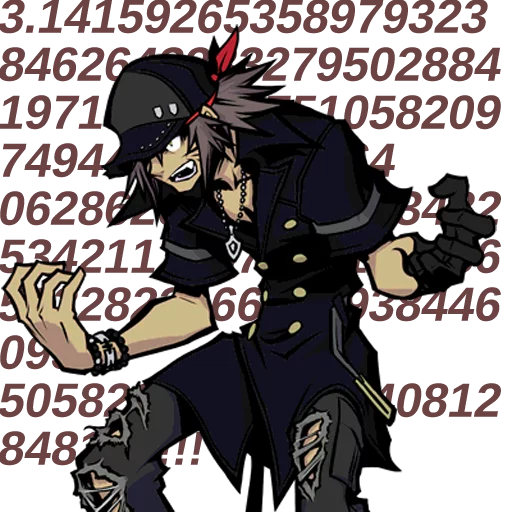 😡 Стикер «The World Ends With You» для Telegram