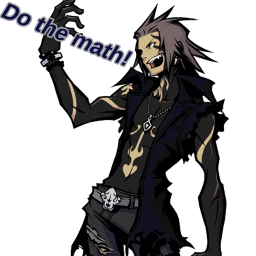 😈 Стикер «The World Ends With You» для Telegram
