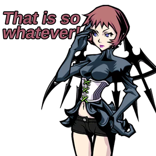😒 Стикер «The World Ends With You» для Telegram