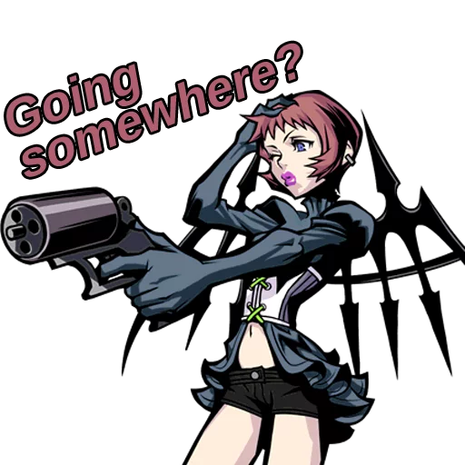 🔫 Стикер «The World Ends With You» для Telegram