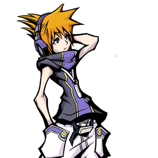 😒 Стикер «The World Ends With You» для Telegram