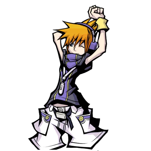 😴 Стикер «The World Ends With You» для Telegram