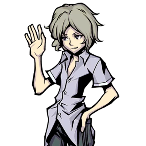 🖐 Стикер «The World Ends With You» для Telegram
