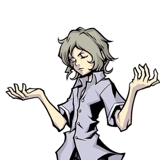 🙄 Стикер «The World Ends With You» для Telegram