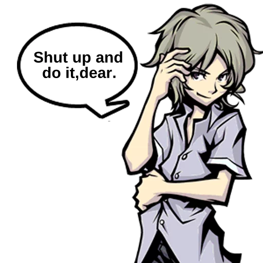 😏 Стикер «The World Ends With You» для Telegram
