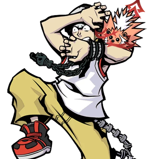 😦 Стикер «The World Ends With You» для Telegram