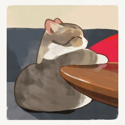 😐 Стикер «GENTLECAT and titsay» для Telegram