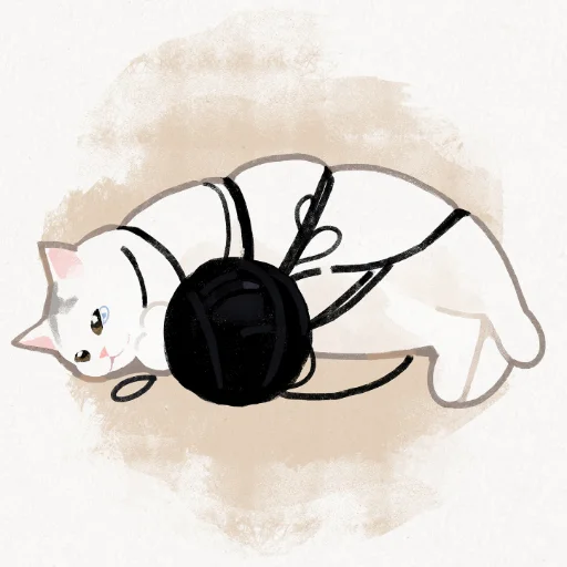 😔 Стикер «GENTLECAT and titsay» для Telegram