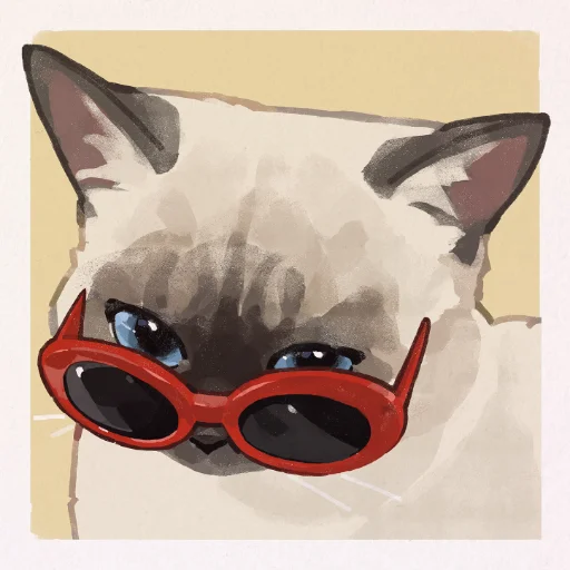 😉 Стикер «GENTLECAT and titsay» для Telegram