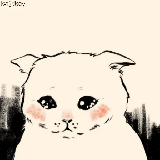 😞 Стикер «GENTLECAT and titsay» для Telegram