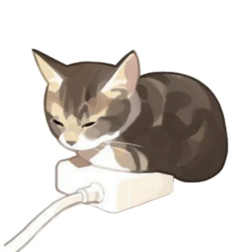 🔌 Стикер «GENTLECAT and titsay» для Telegram