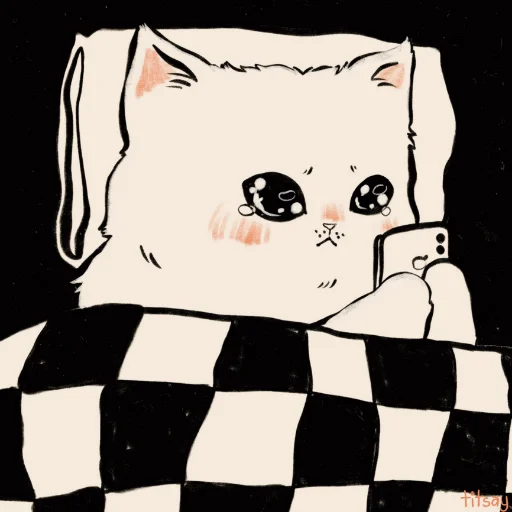 😢 Стикер «GENTLECAT and titsay» для Telegram