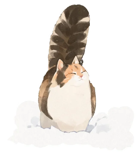 ☺️ Стикер «GENTLECAT and titsay» для Telegram