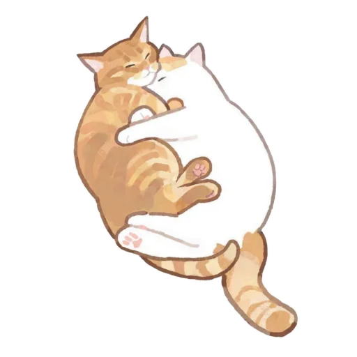 💞 Стикер «GENTLECAT and titsay» для Telegram