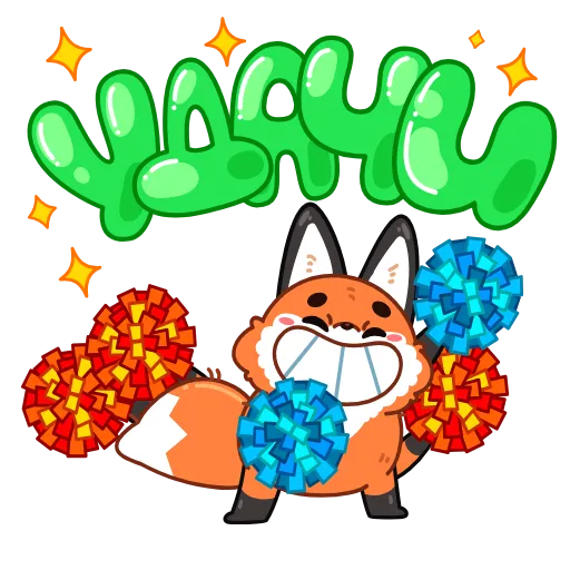 🤩 Стикер «Лис Твигги» для Telegram