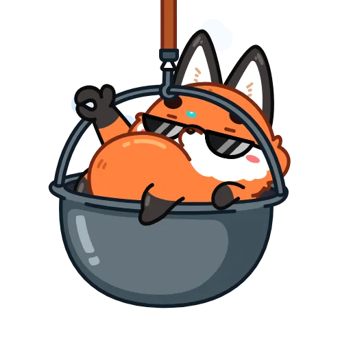 🤩 Стикер «Лис Твигги» для Telegram