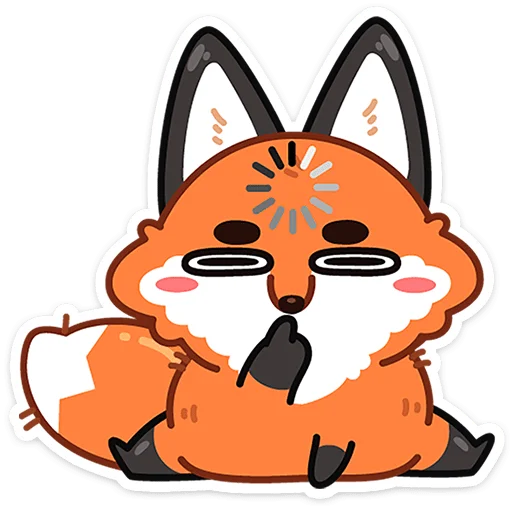 ⭐ Стикер «Лис Твигги» для Telegram