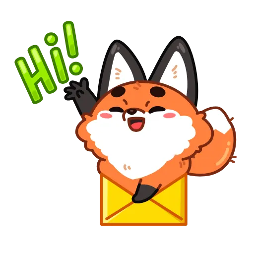 🤩 Стикер «Лис Твигги» для Telegram