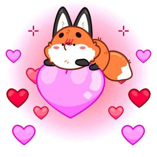 🤩 Стикер «Лис Твигги» для Telegram
