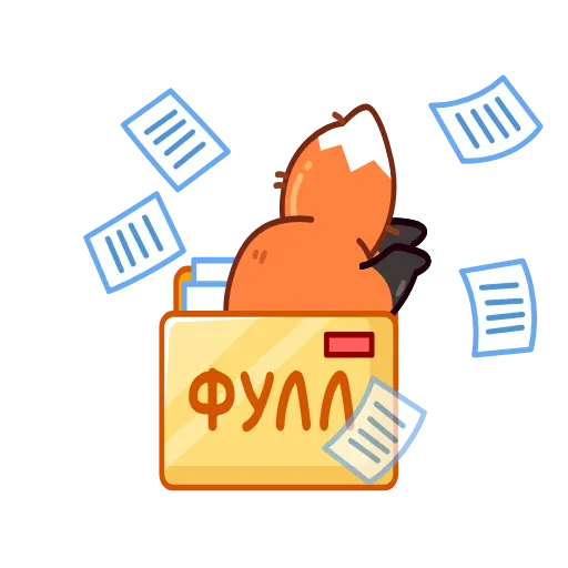 🤩 Стикер «Лис Твигги» для Telegram