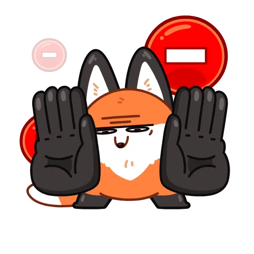 🤩 Стикер «Лис Твигги» для Telegram