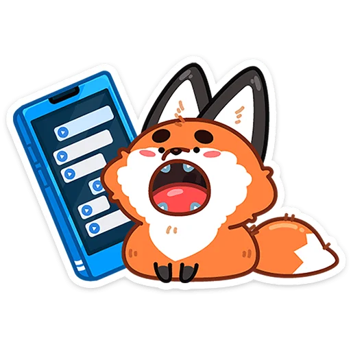 ⭐ Стикер «Лис Твигги» для Telegram