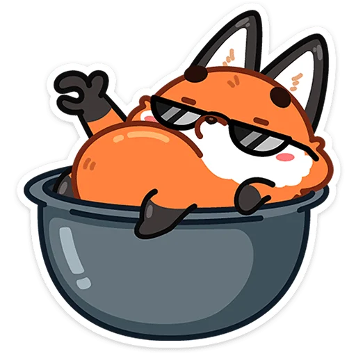⭐ Стикер «Лис Твигги» для Telegram