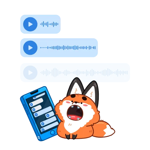 🤩 Стикер «Лис Твигги» для Telegram