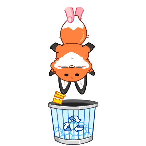 🤩 Стикер «Лис Твигги» для Telegram