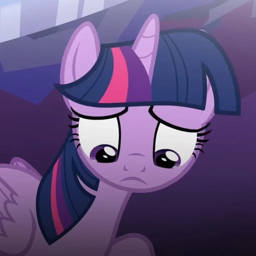 😔 Стикер «Twilight Sparkle» для Telegram