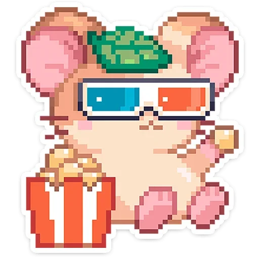 🍿 Стикер «Твики» для Telegram