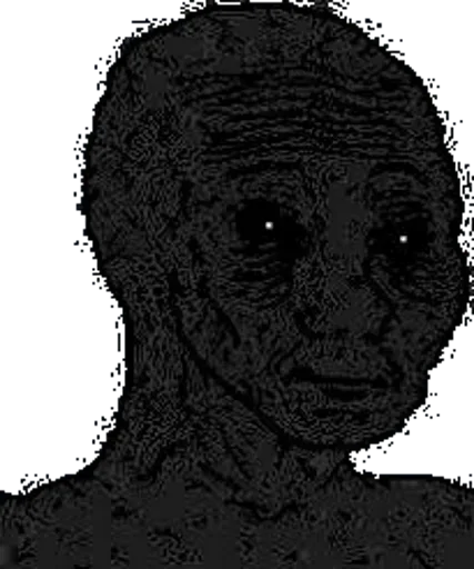 👁 Стикер «Wojak Party» для Telegram